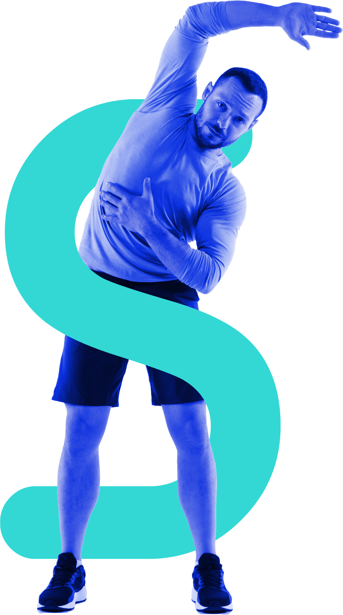 Man Stretching